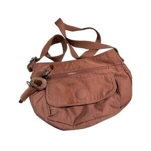 Kipling Syro Nylon  Rosey Rose Crossbody Money Purse